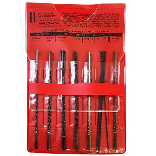Pack of 76 Premium Blades for Hegner Scroll Saws