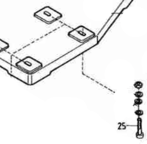Hegner Part Number 025 : SCREW, M5X28