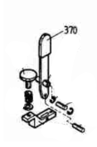 Hegner Part Number 370 : TENSION LEVER ONLY