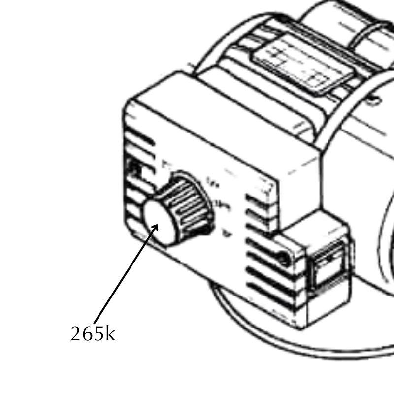 M18-V/M18-S Part Number 265K : KNOB FOR VS SWITCH