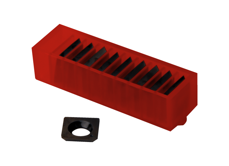 JET 4 Sided Carbide Helical Head Blades (10 pieces)