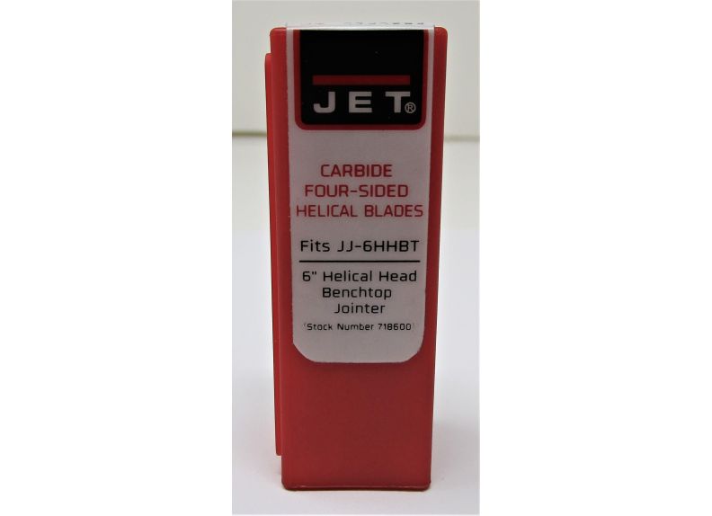 JET 4 Sided Carbide Helical Head Blades (10 pieces)