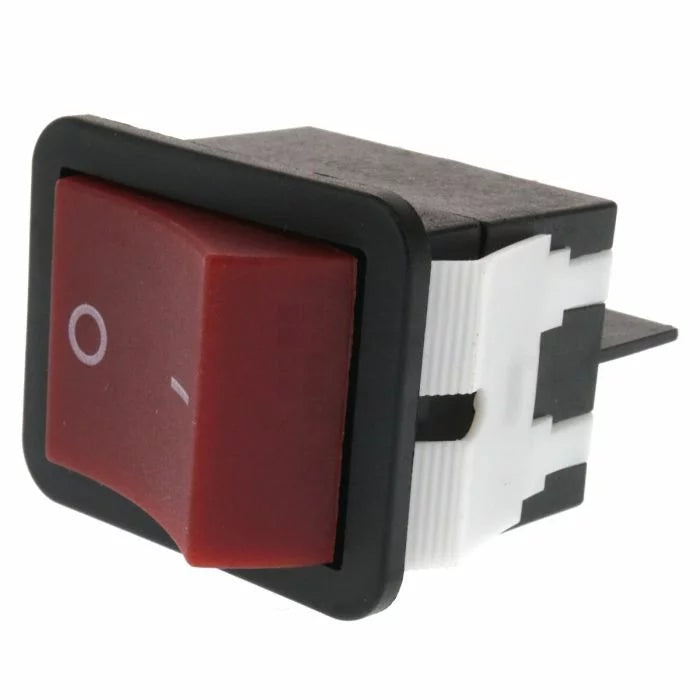 Apollo Turbine Red Rocker Switch - A4257-R