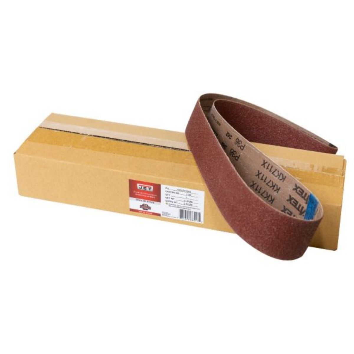 JET 2" × 48" Abrasive Belt Sets for Belt & Disc Sanders (3-Pack)