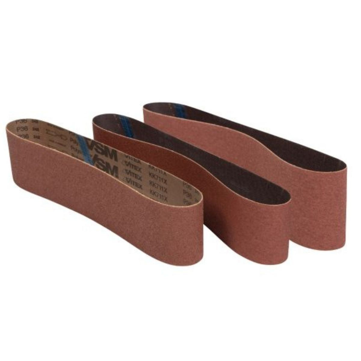 JET 4" × 36" Abrasive Belt Sets for Belt & Disc Sanders (3-Pack)