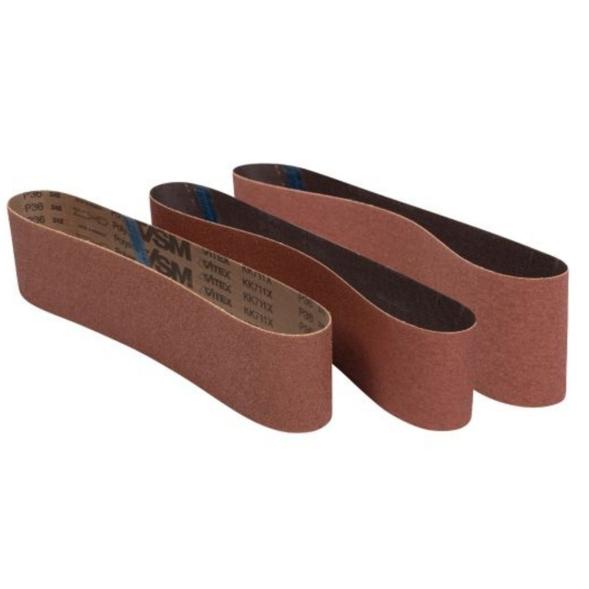 JET 4" × 36" Abrasive Belt Sets for Belt & Disc Sanders (3-Pack)