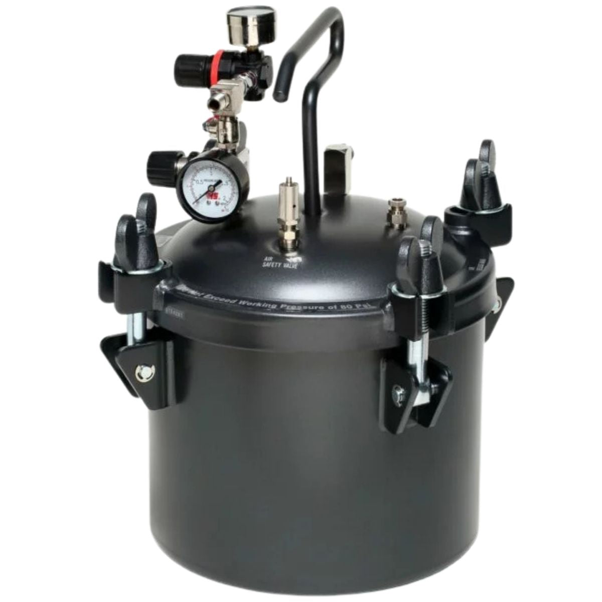 Apollo 2.5 Gallon Teflon Pressure Pot with Dual Regulators and Gauges - A4166