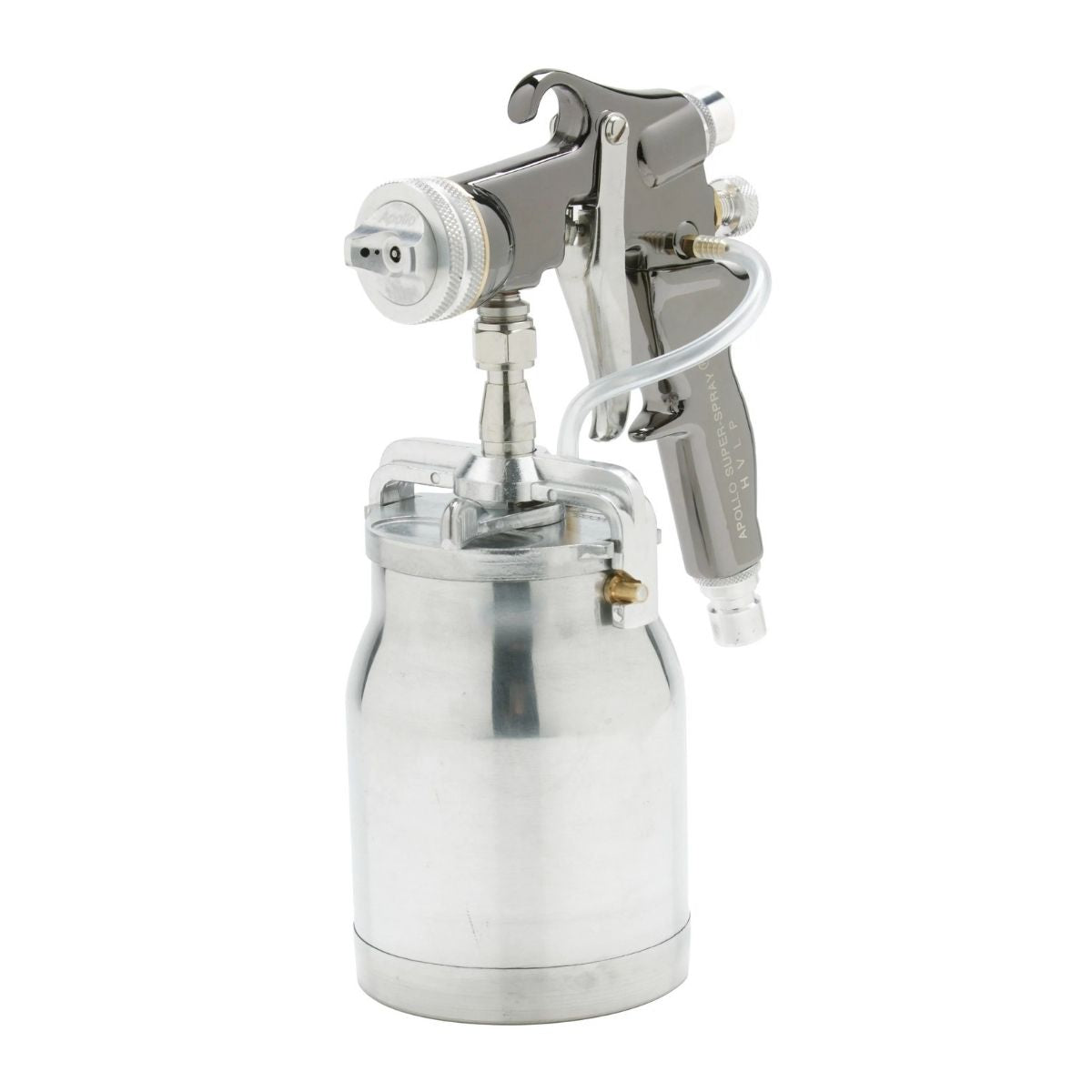 Apollo 5511 Deluxe Bleeder Turbine SuperSpray Gun with 1 Quart Teflon Bottom Cup Assembly