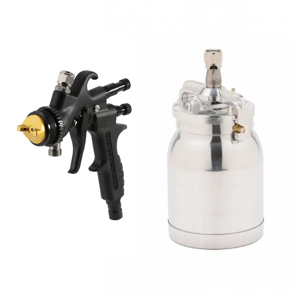 Apollo 7700QT HVLP Turbine Spray Gun with 1 Quart Teflon Bottom Cup Assembly