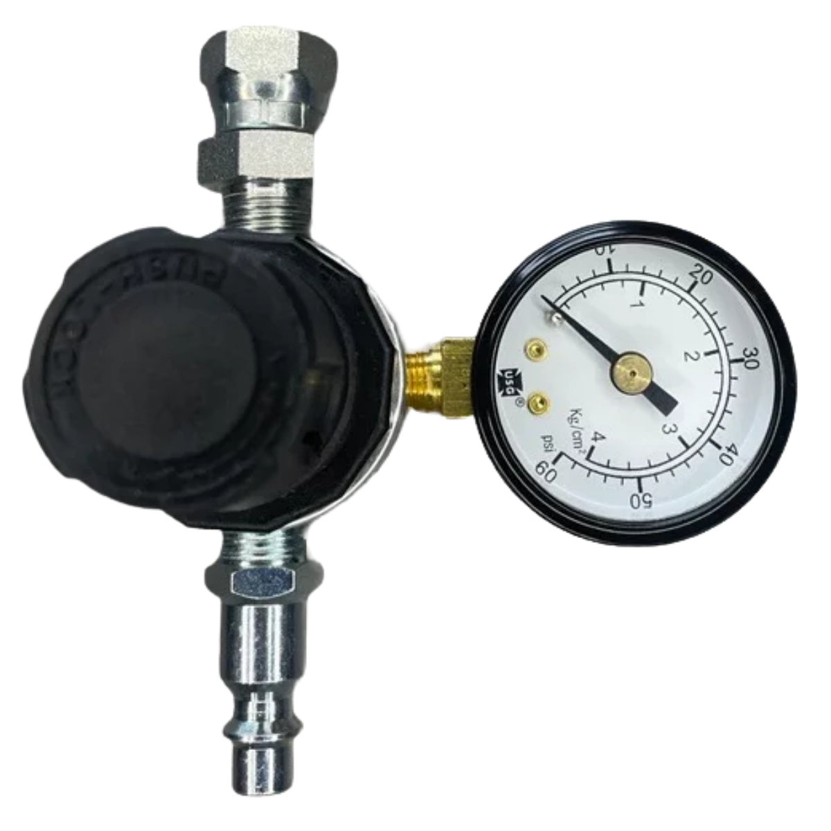 Apollo A7542 In-Line Compressed Air Regulator With Gauge