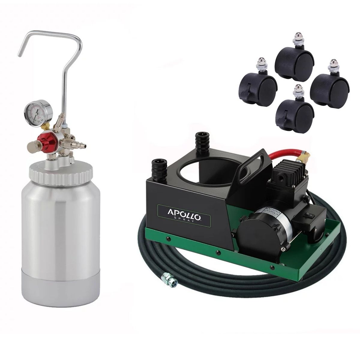 Apollo HVLP 2 Quart Fluid Feed System for NEW POWER VS Series Turbines