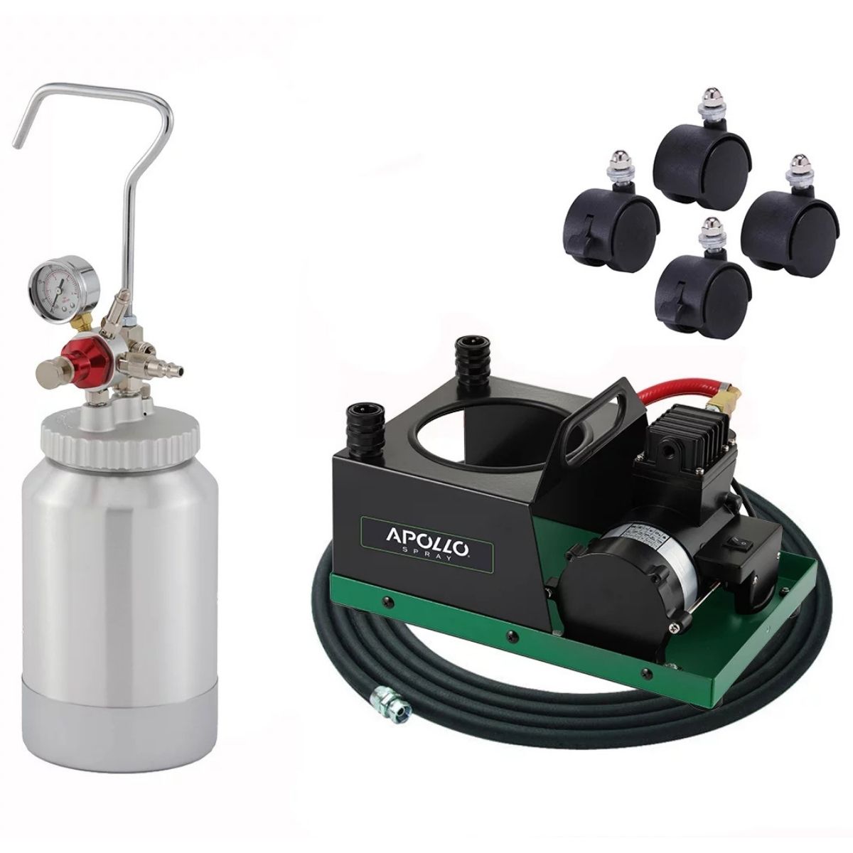 Apollo HVLP 2 Quart Fluid Feed System for Old Style Turbines