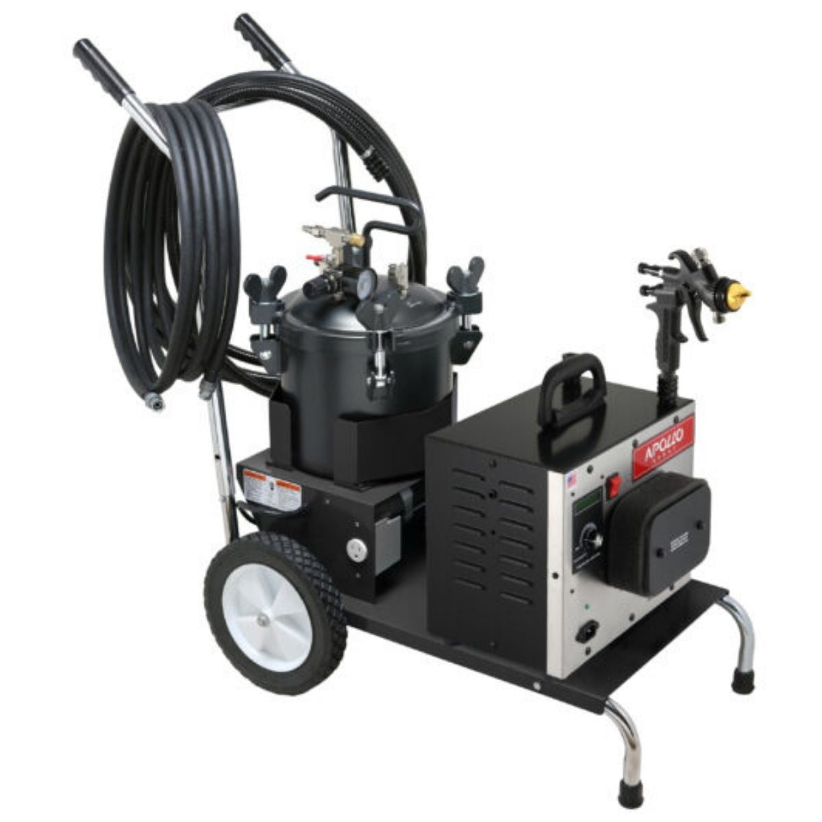 Apollo HVLP Mobile Cart and Fluid Feed System for POWER + PRECISION SERIES