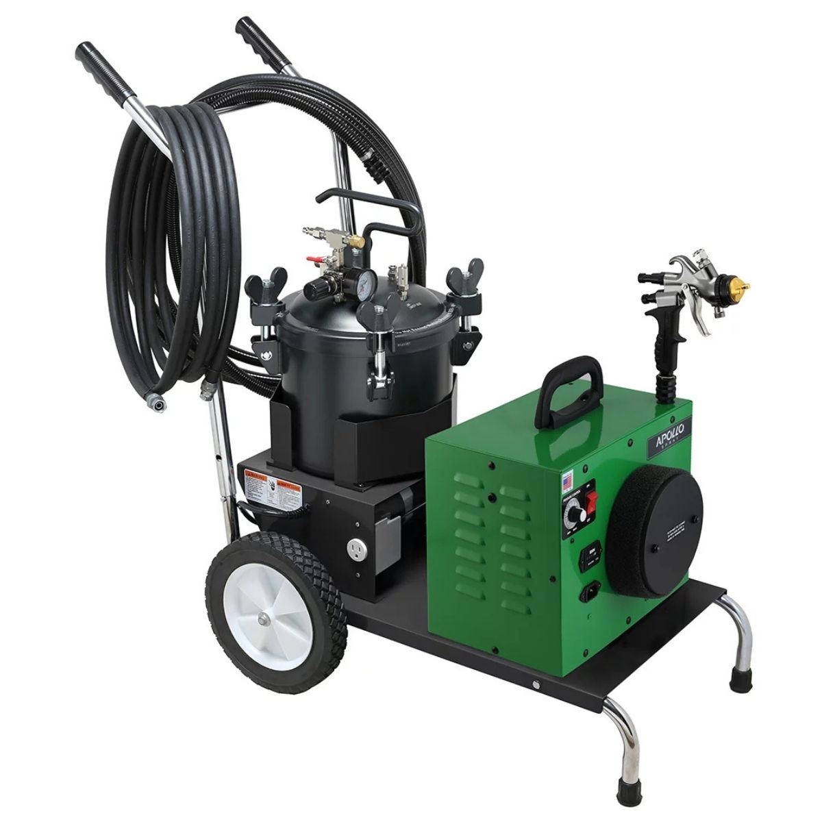 Apollo HVLP Mobile Cart and Fluid Feed System for POWER + PRECISION SERIES