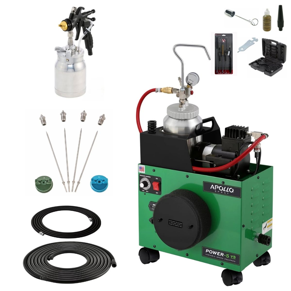 Apollo POWER-5 VS 2 Quart Pressure Pot Deluxe Package