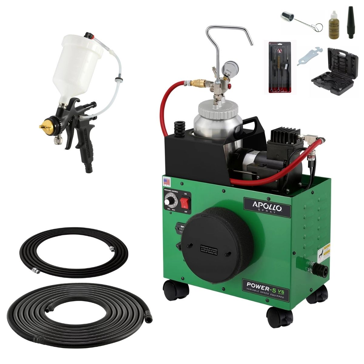Apollo POWER-5 VS 2 Quart Pressure Pot Package