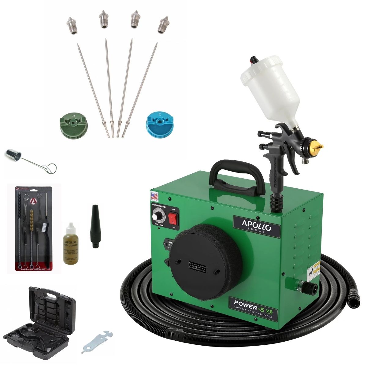Apollo POWER-5 VS Deluxe Spray Kit Package