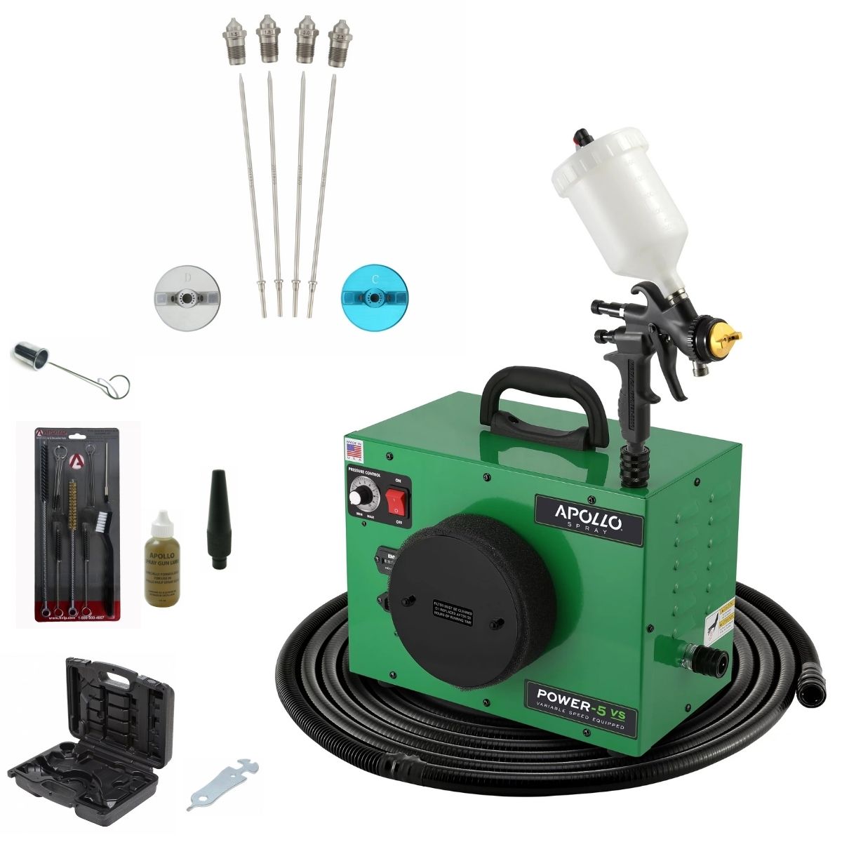 Apollo POWER-5 VS Deluxe Spray Kit Package