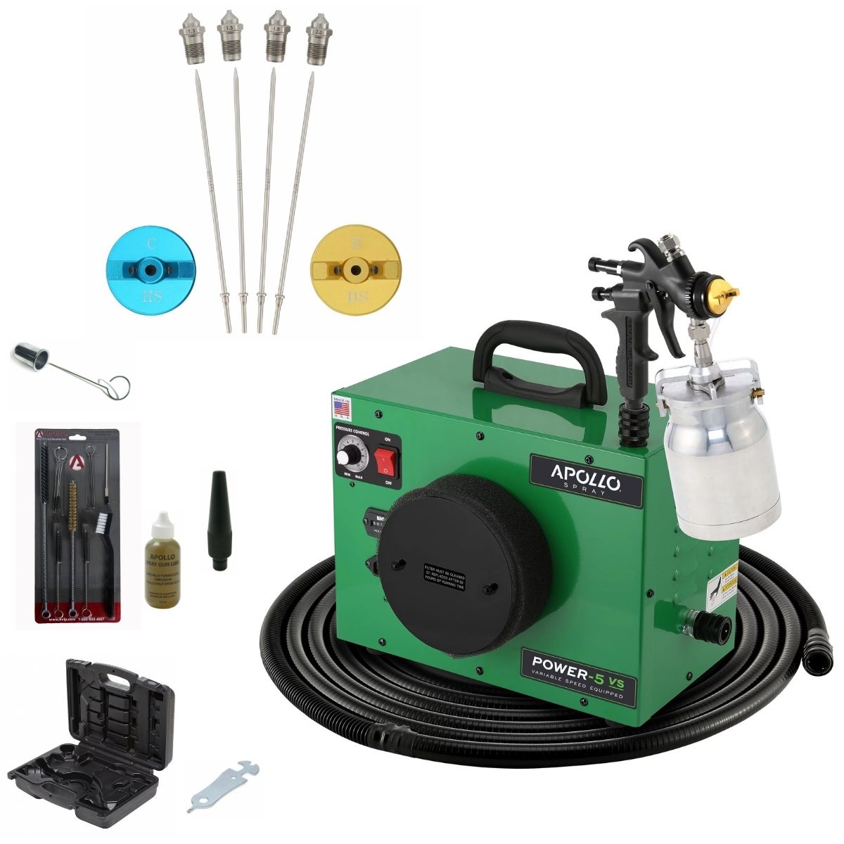 Apollo POWER-5 VS Deluxe Spray Kit Package