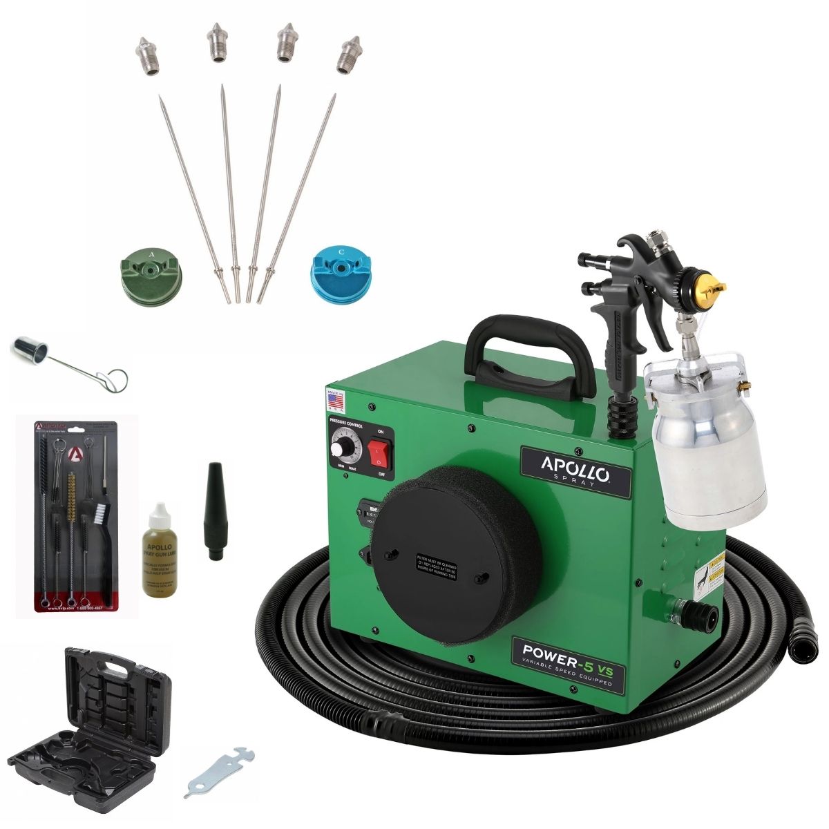 Apollo POWER-5 VS Deluxe Spray Kit Package
