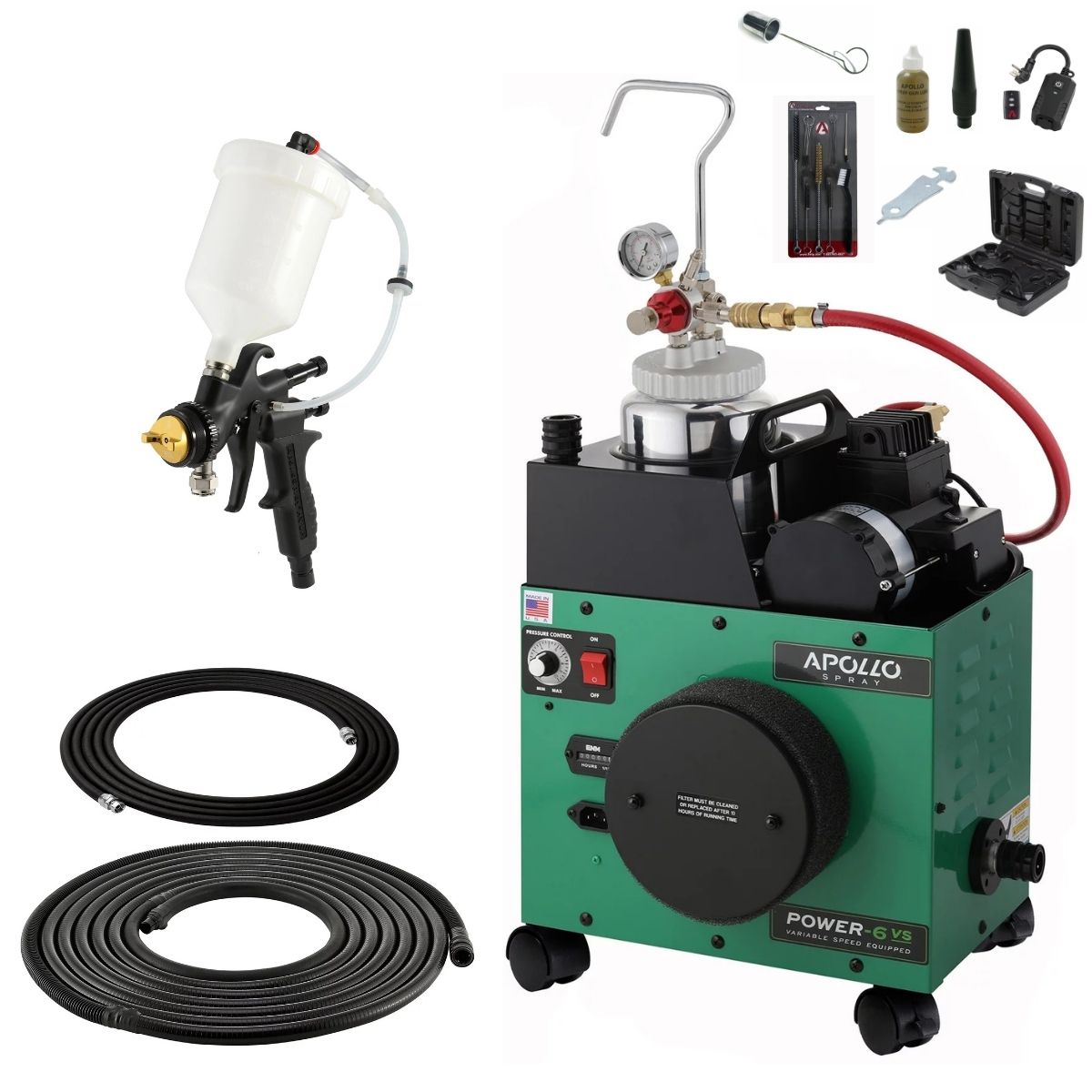 Apollo POWER-6 VS 2 Quart Pressure Pot Package