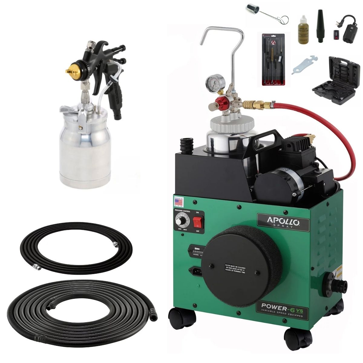 Apollo POWER-6 VS 2 Quart Pressure Pot Package
