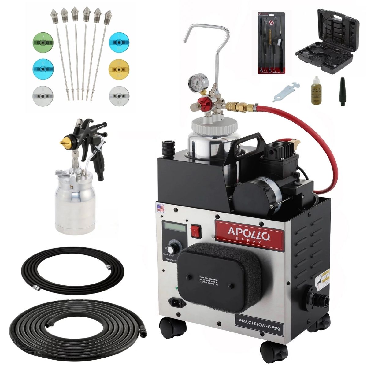 Apollo PRECISION-6 PRO 2 Quart Pressure Pot Deluxe Package