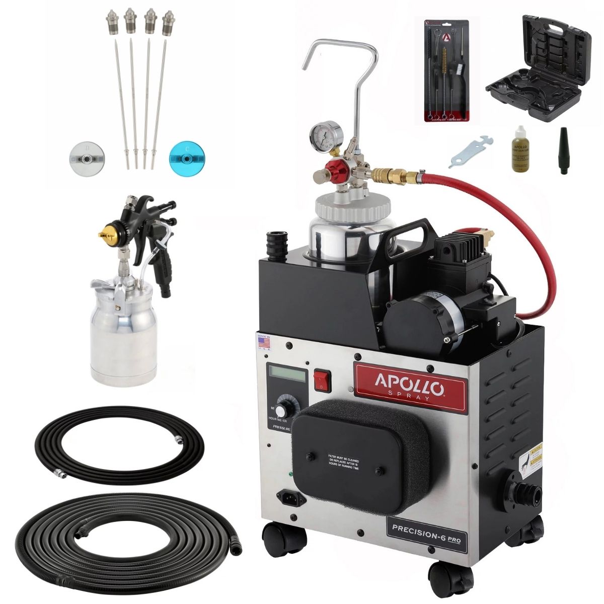 Apollo PRECISION-6 PRO 2 Quart Pressure Pot Deluxe Package
