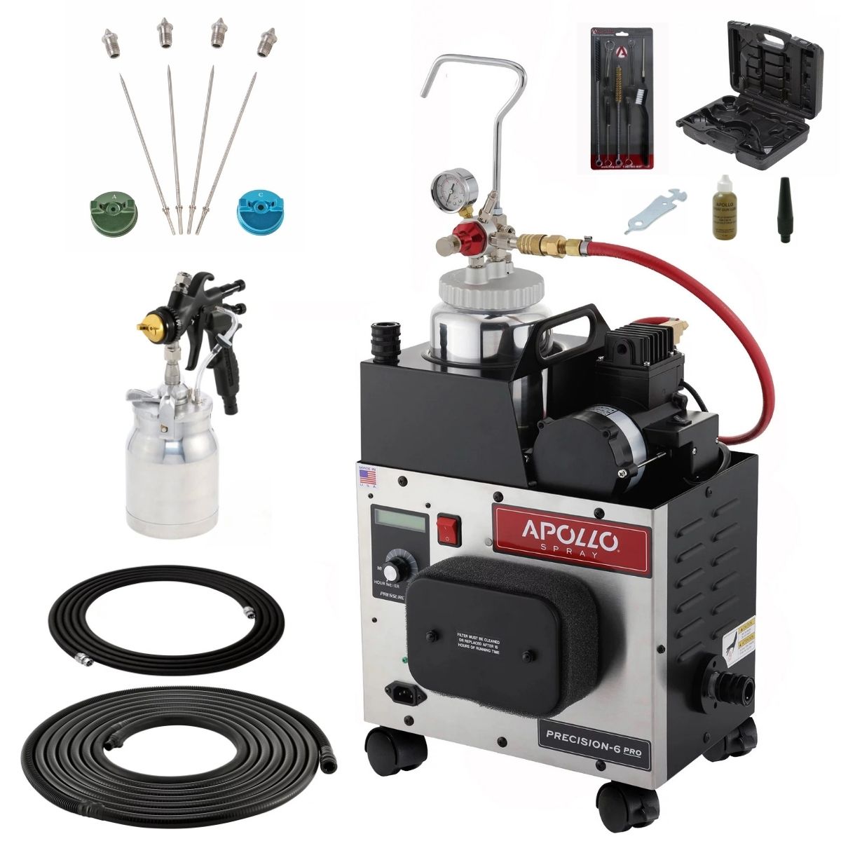 Apollo PRECISION-6 PRO 2 Quart Pressure Pot Deluxe Package