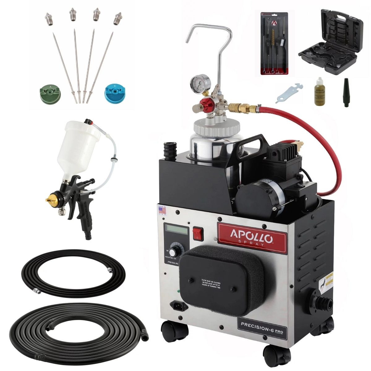 Apollo PRECISION-6 PRO 2 Quart Pressure Pot Deluxe Package