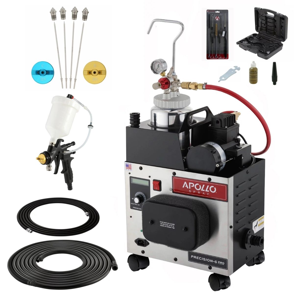 Apollo PRECISION-6 PRO 2 Quart Pressure Pot Deluxe Package