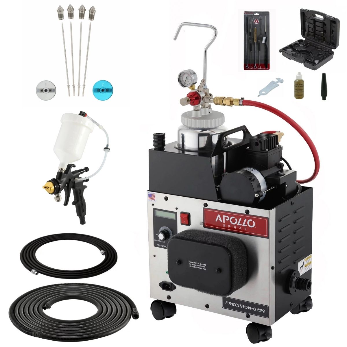 Apollo PRECISION-6 PRO 2 Quart Pressure Pot Deluxe Package