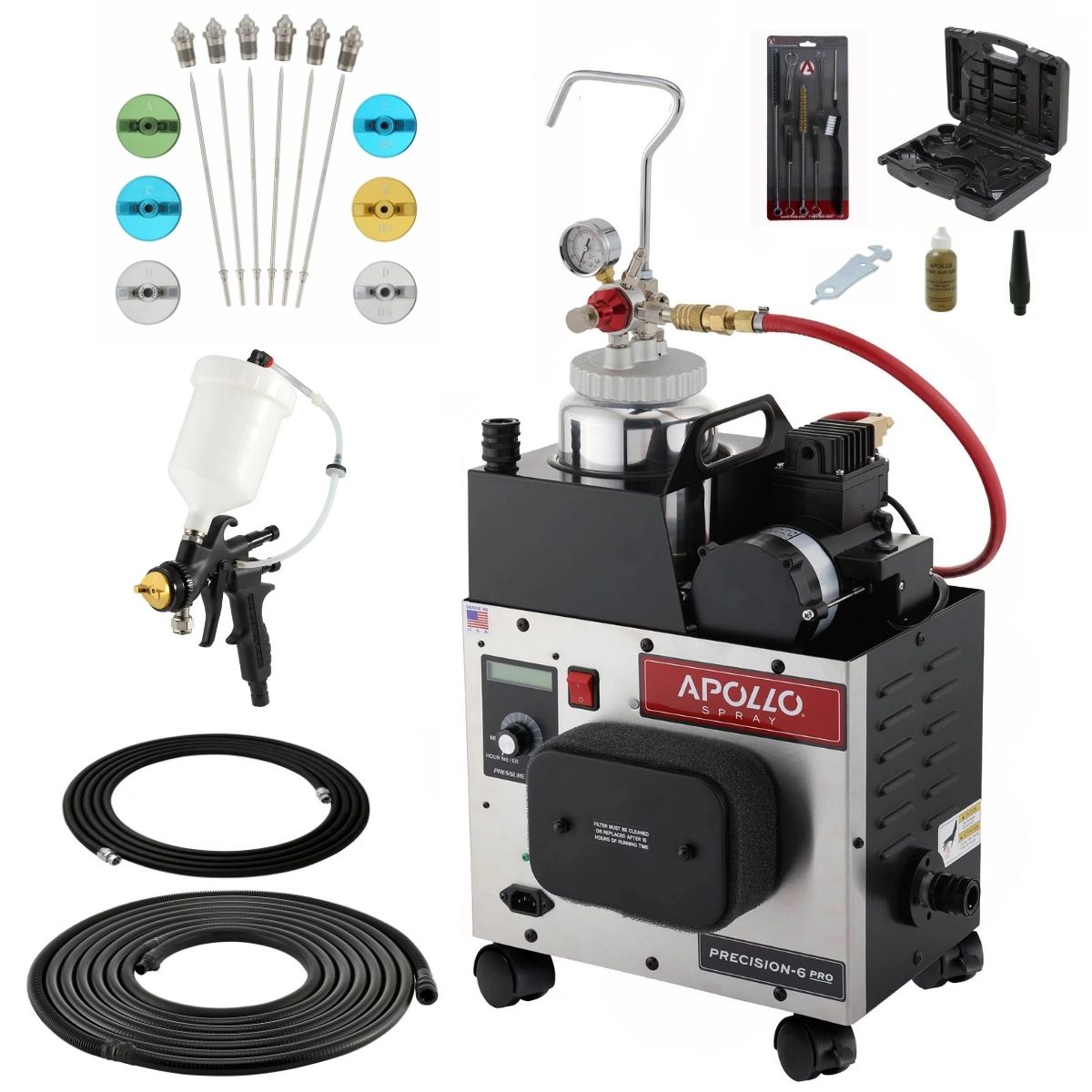 Apollo PRECISION-6 PRO 2 Quart Pressure Pot Deluxe Package