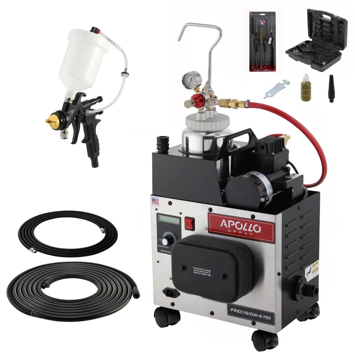 Apollo PRECISION-6 PRO 2 Quart Pressure Pot Package