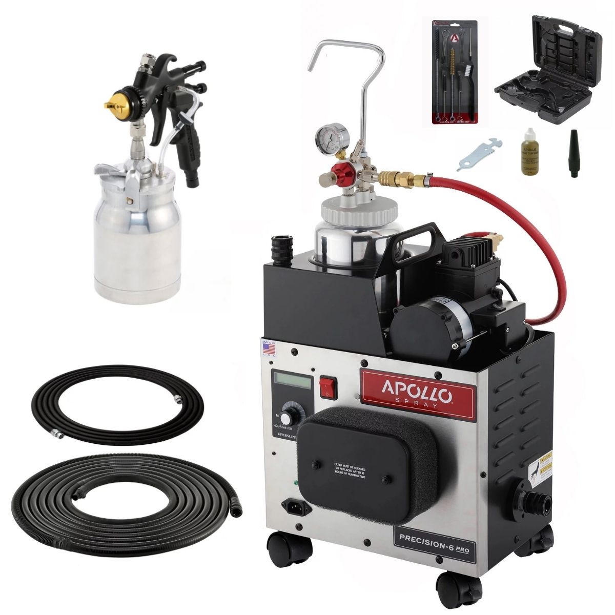 Apollo PRECISION-6 PRO 2 Quart Pressure Pot Package