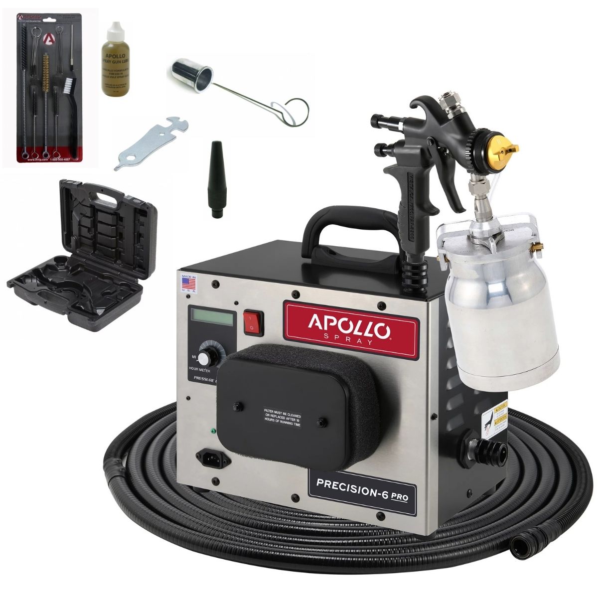 Apollo PRECISION-6 PRO Turbo HVLP Paint Spray System