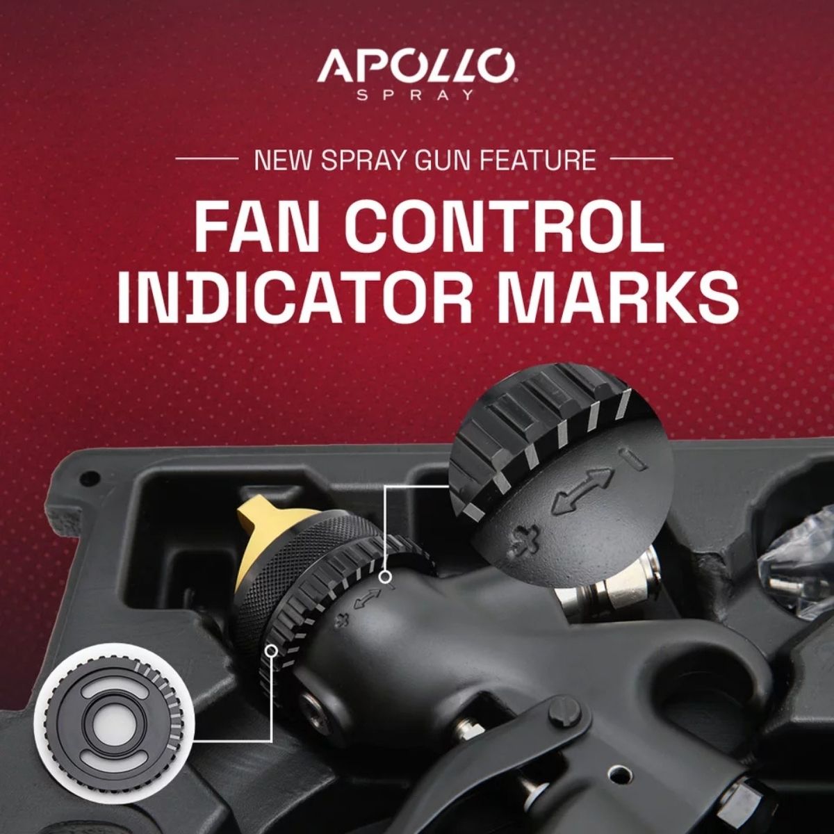 Apollo PRECISION-6 PRO Deluxe Spray Kit Package