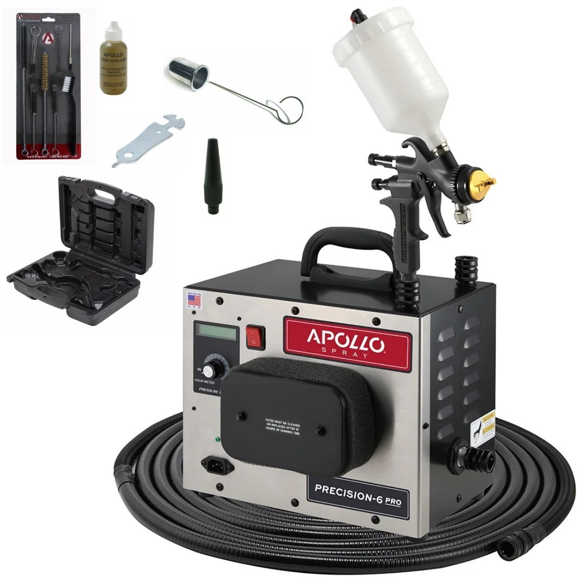 Apollo PRECISION-6 PRO Turbo HVLP Paint Spray System