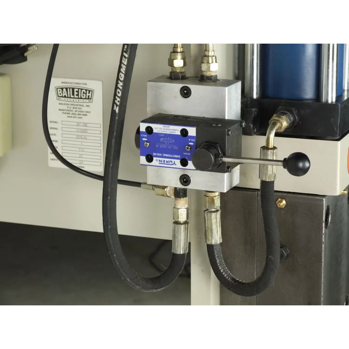 Baileigh BP-10E 110V 10-Ton Hydraulic Bench Press