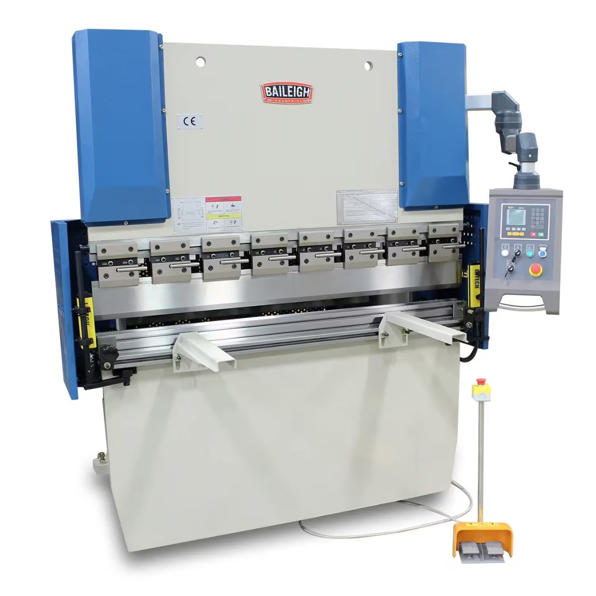 Baileigh BP-3305CNC 220V 3-Phase 33-Ton 63" 2-Axis CNC Hydraulic Press Brake with Light Curtains