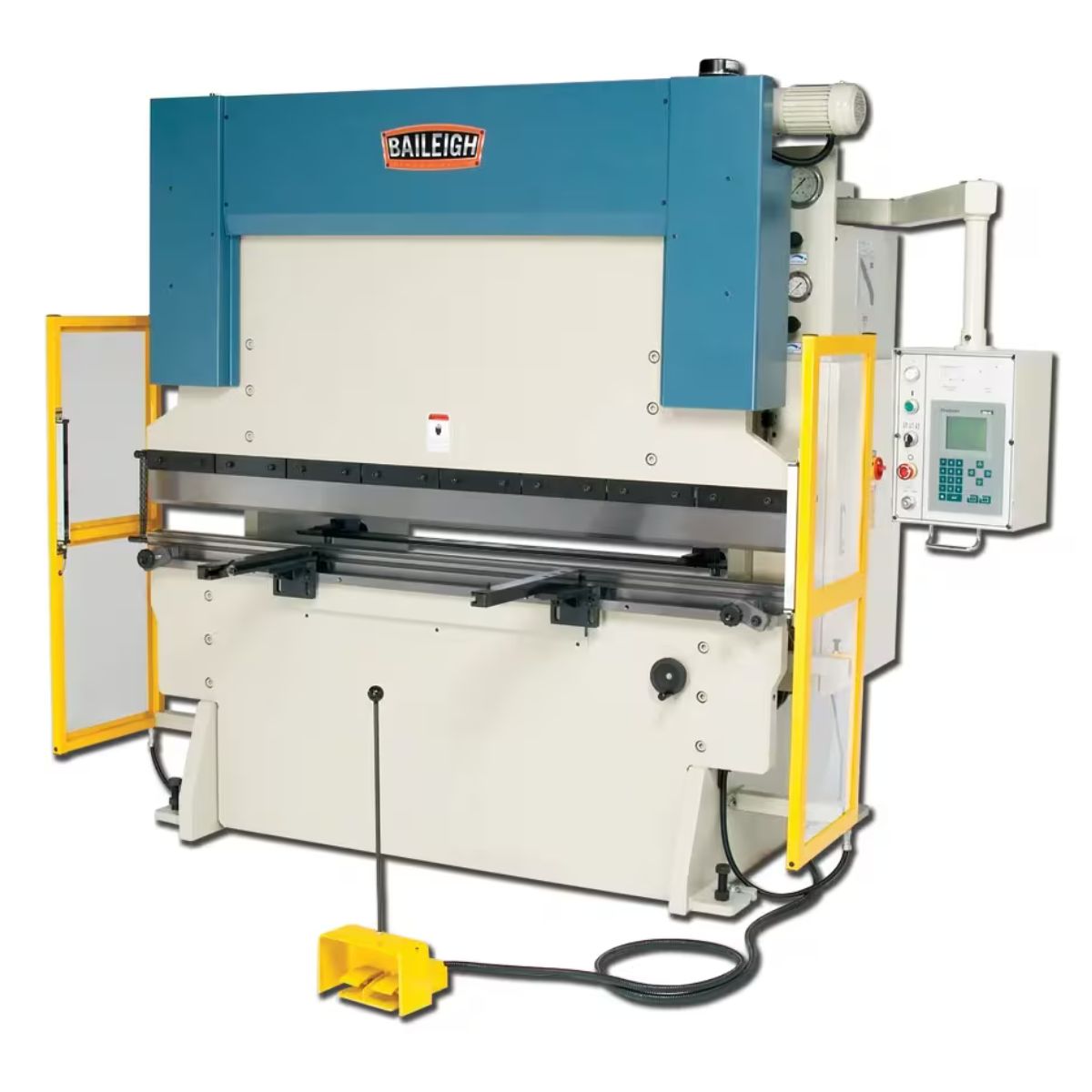 Baileigh BP-9078CNC 220V 3-Phase 90-Ton 78" CNC Hydraulic Press Brake with Delem Controller