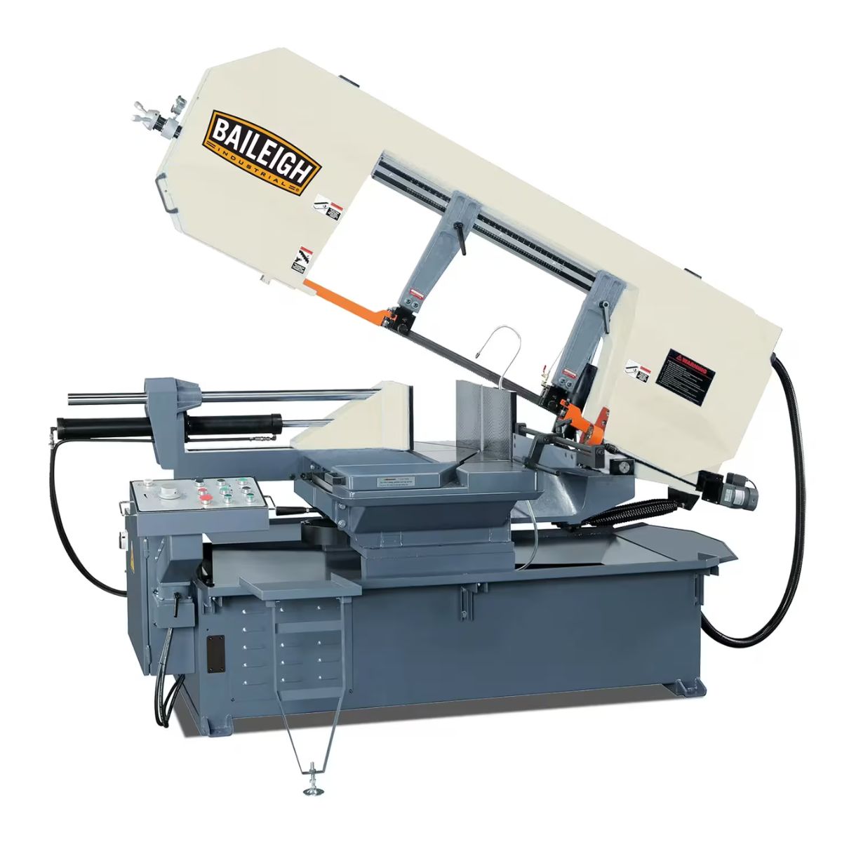 Baileigh BS-24SA-DM 18" Variable Speed Semi-Automatic Dual Mitering Band Saw