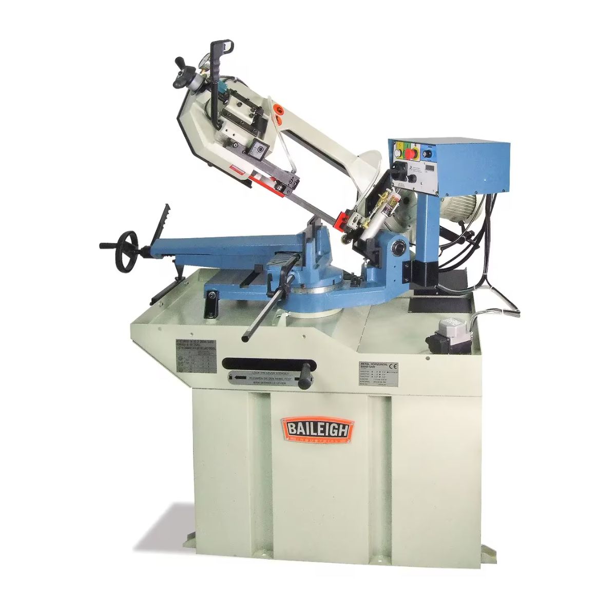 Baileigh BS-260M 8.66" Geared Head Dual Mitering Band Saw