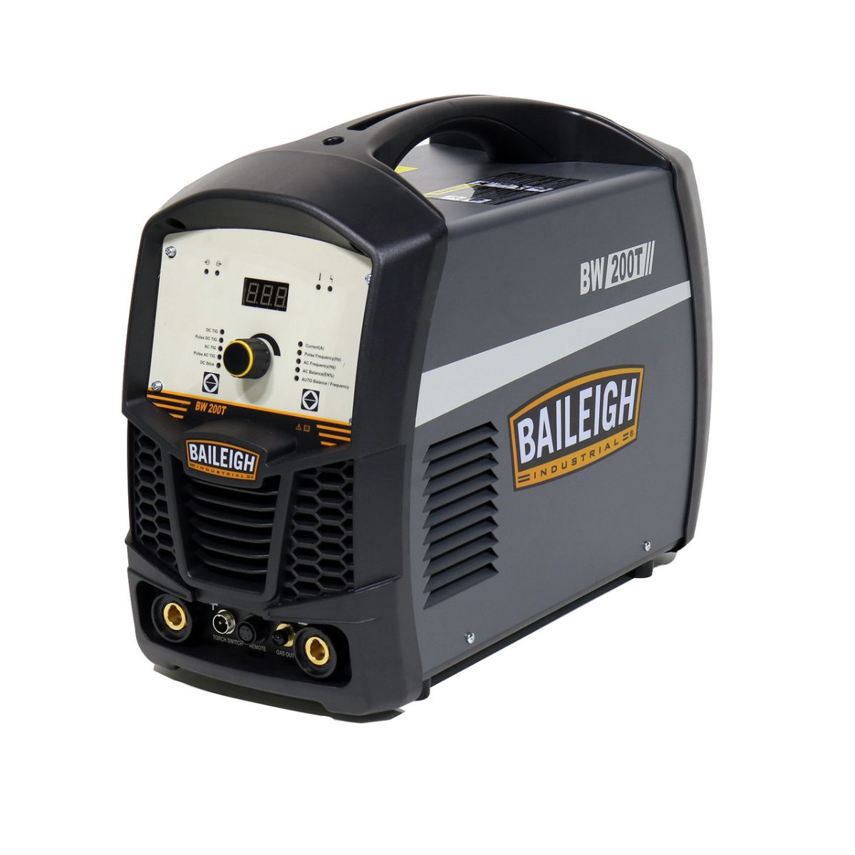 Baileigh BW-200T 120/230V 200A Inverter AC/DC Pulse TIG Welder with Foot Pedal & Torch