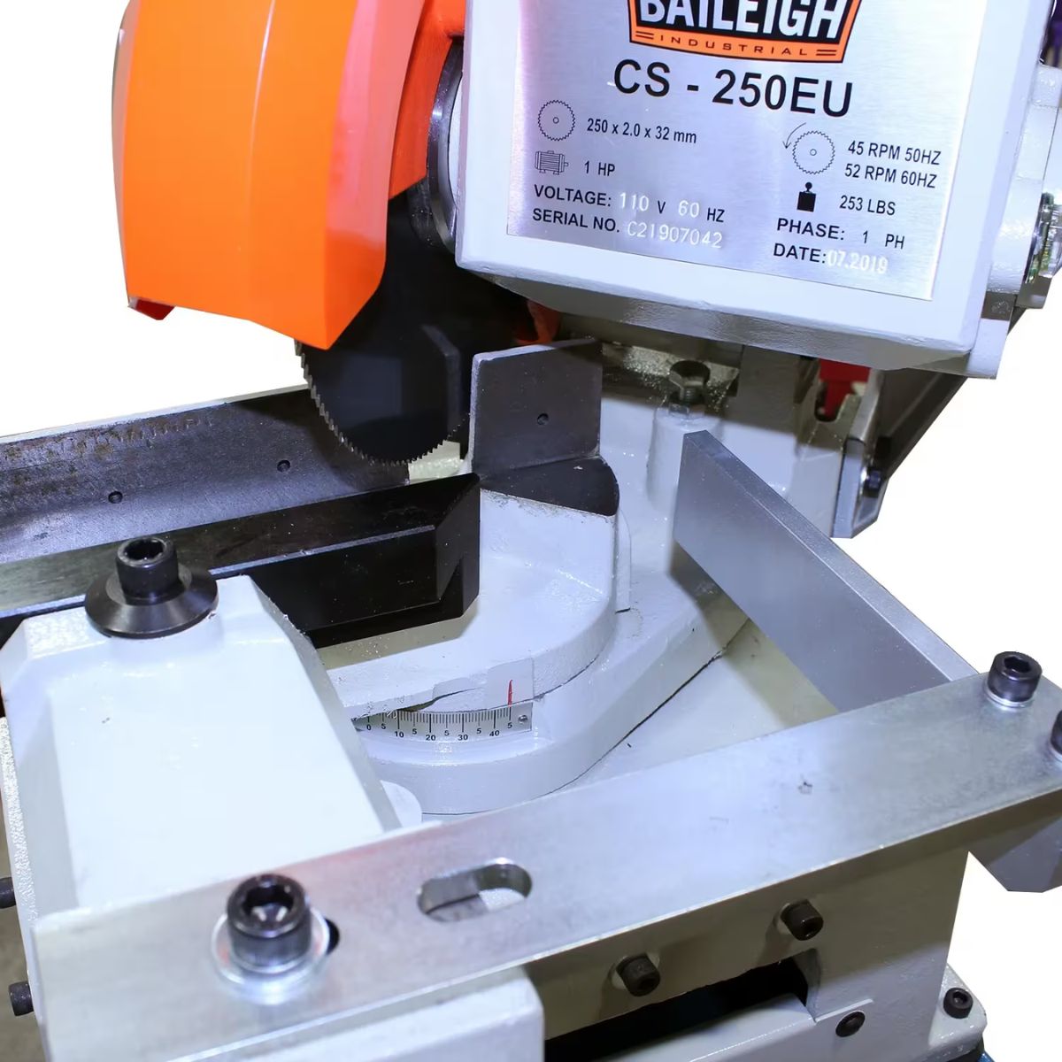 Baileigh CS-250EU 10" Manual Cold Saw