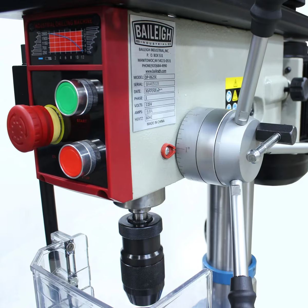 Baileigh DP-0625E 14" Belt Drive Drill Press