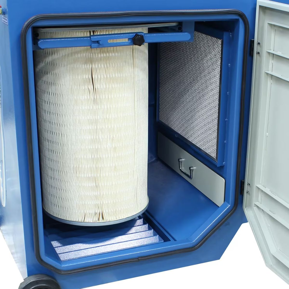 Baileigh FE-1200 110V Weld Fume Extractor with Air Pulse Clean & HEPA Filter & 8" Hood Arm