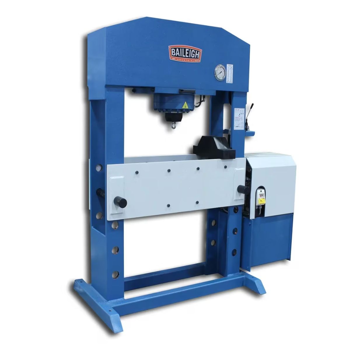 Baileigh HSP-110M-HD 220V 3-Phase 110-Ton Heavy Duty Electric Hydraulic H-Frame Press