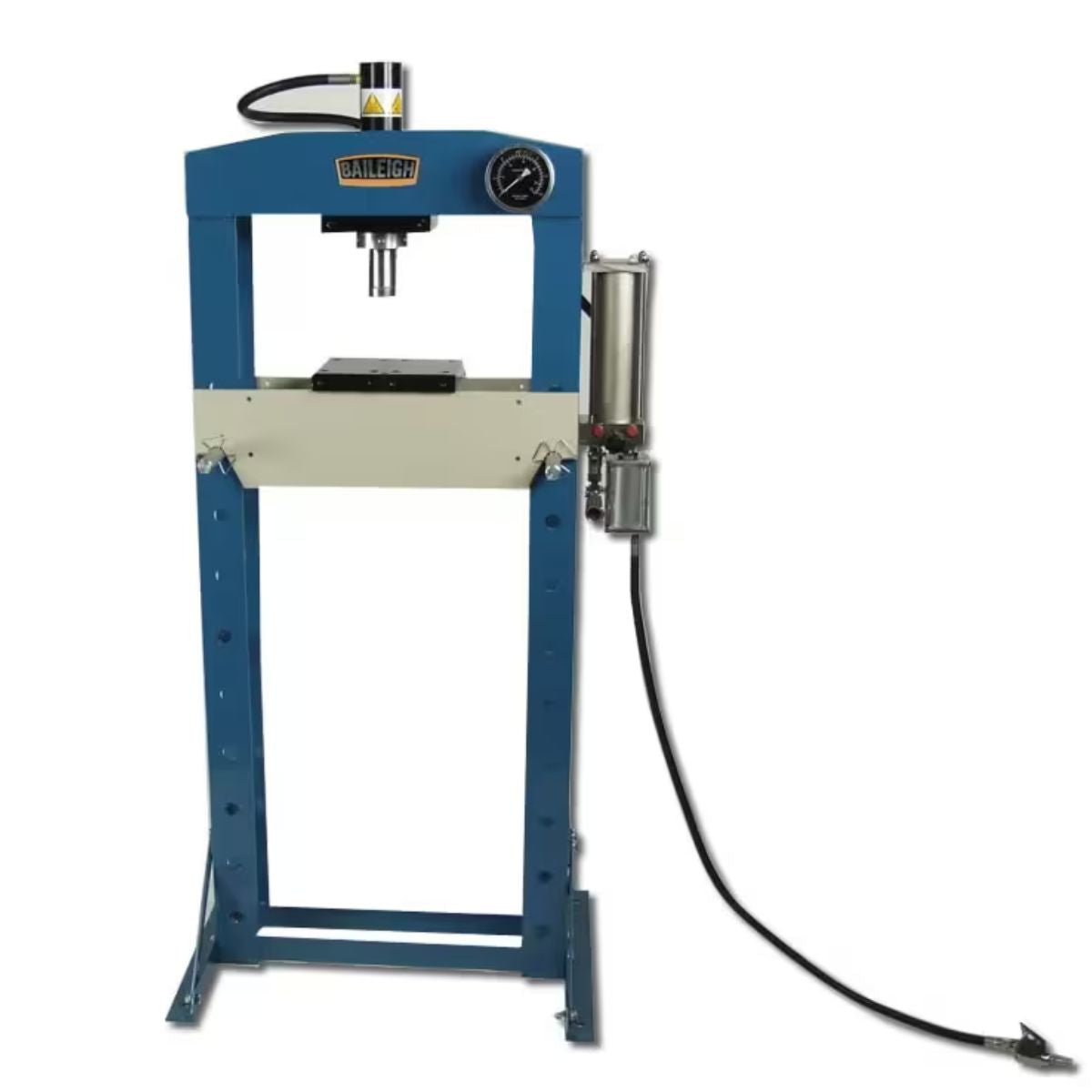 Baileigh HSP-20A 20-Ton Air/Hand H-Frame Press — CE Approved