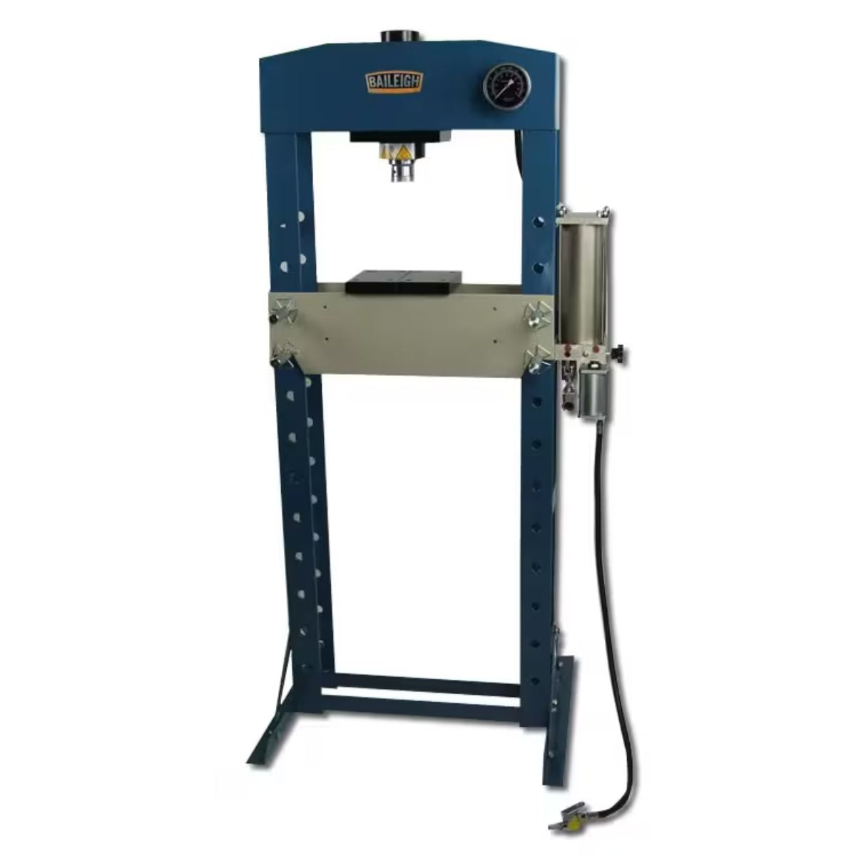 Baileigh HSP-30A 30-Ton Air/Hand H-Frame Press — CE Approved